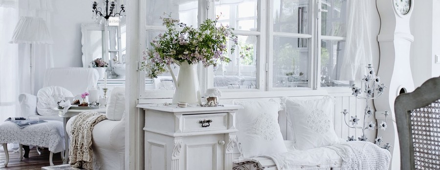 Lo stile shabby, se pensato nella giusta maniera, riesce a creare un’atmosfera artistica ed elegante.